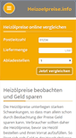 Mobile Screenshot of heizoelpreise.info